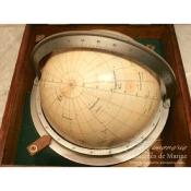 Globe navisphère céleste du fabricant allemand Freiberger « tête de veau » 1950