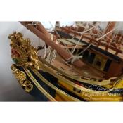 Maquette de bateau 3 mâts HMS Victory 120 de long 